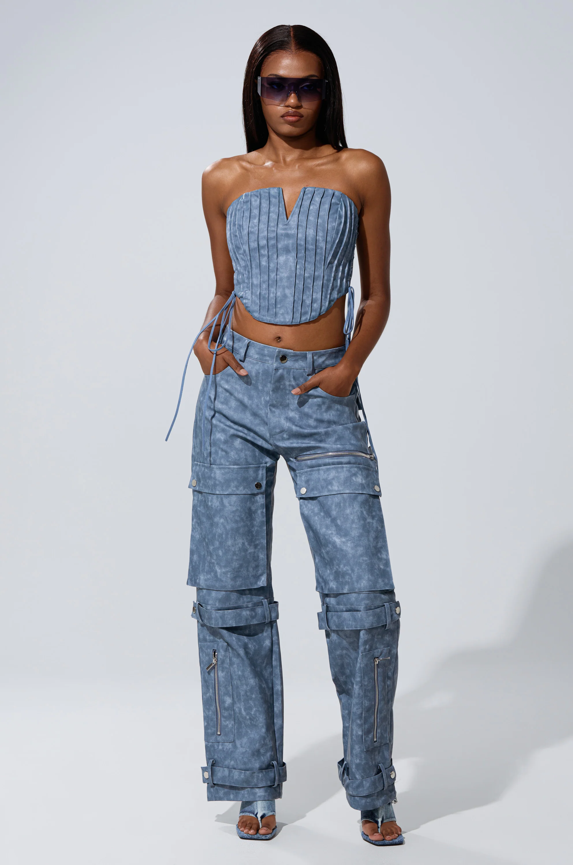 ALL AROUND THE CITY PU CORSET - Image 5
