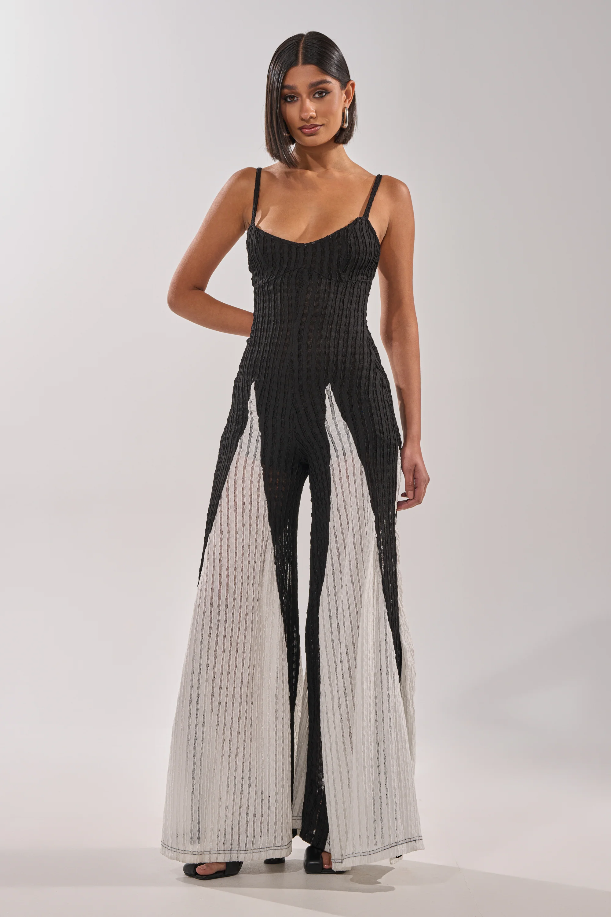 ALL DAY EVERYDAY COLOR BLOCK WOVEN JUMPSUIT - Image 3