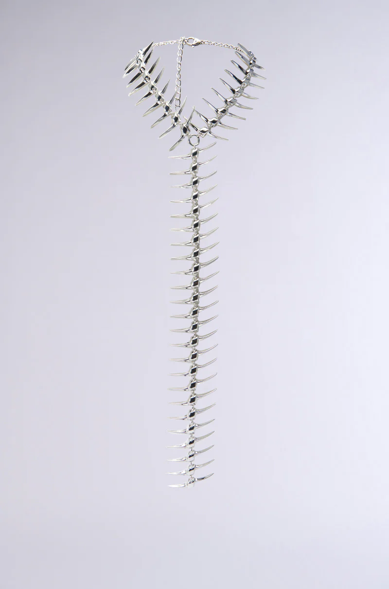 ALL DOWN MY BACK STATEMENT NECKLACE - Image 2