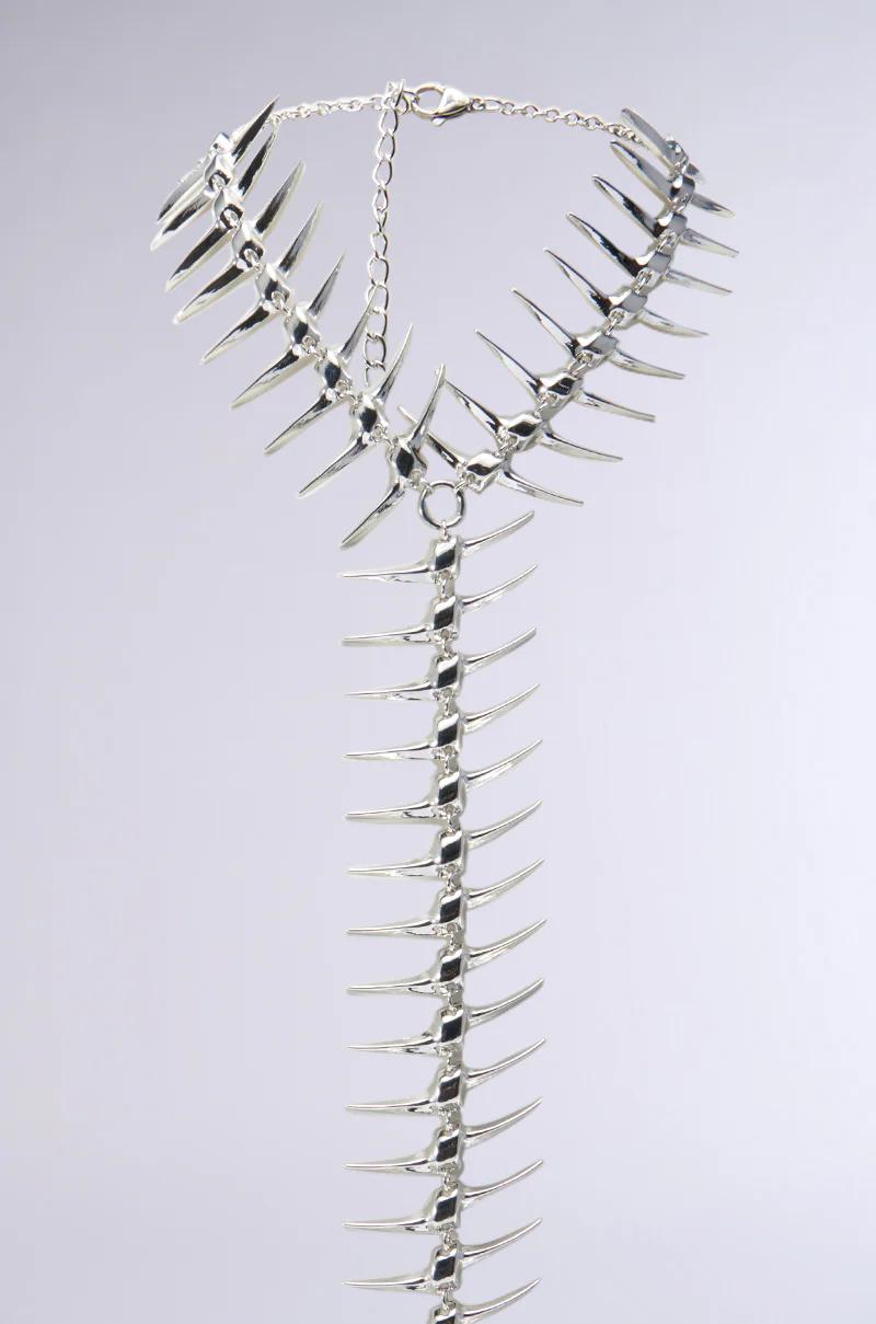 ALL DOWN MY BACK STATEMENT NECKLACE - Image 5