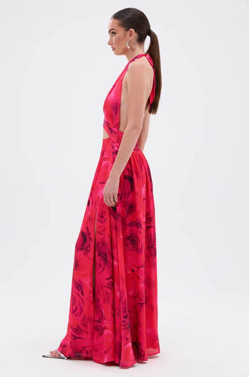 ALL EYES ON ME CUT OUT MAXI DRESS - Image 4