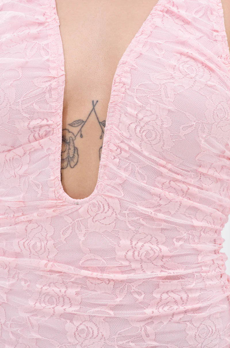 ALL EYES ON ME MINI DRESS IN PINK - Image 7