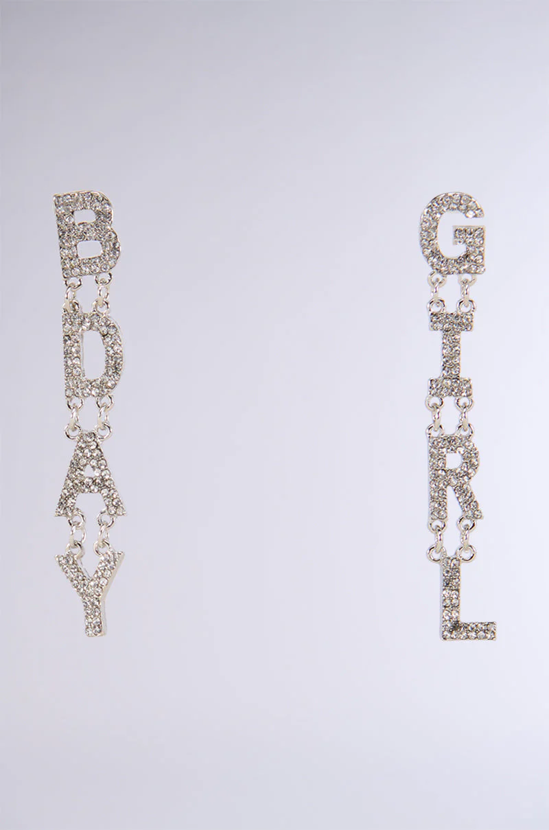 ALL EYES ON ME RHINESTONE DROP EARRINGS - Image 2