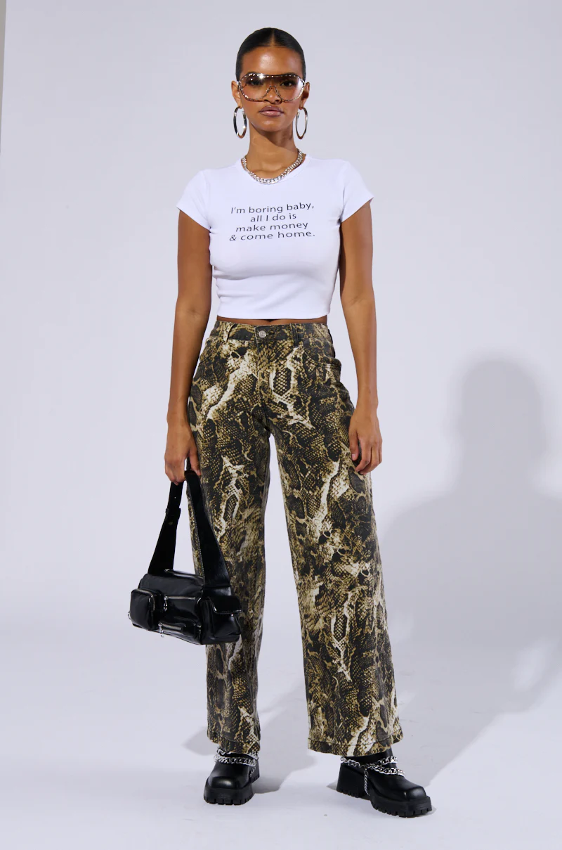 ALL I DO IS MAKE MONEY GRAPHIC BABY TEE - Image 5