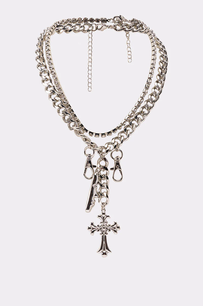 ALL I SEE IS CHROME NECKLACE