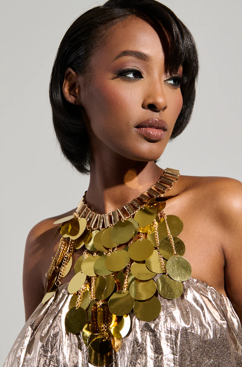 ALL NIGHT LONG SEQUIN NECKLACE - Image 3