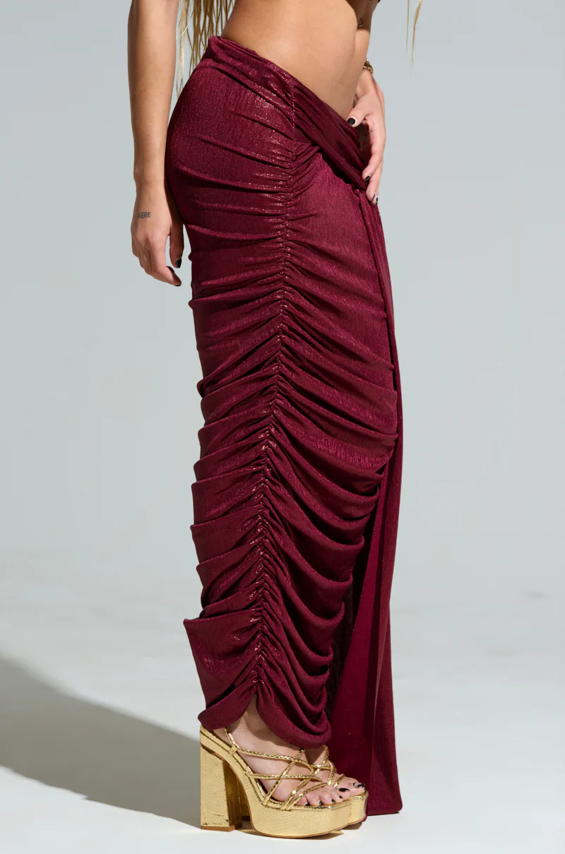 ALL OF THE GLAMOUR SLINKY MAXI SKIRT - Image 5