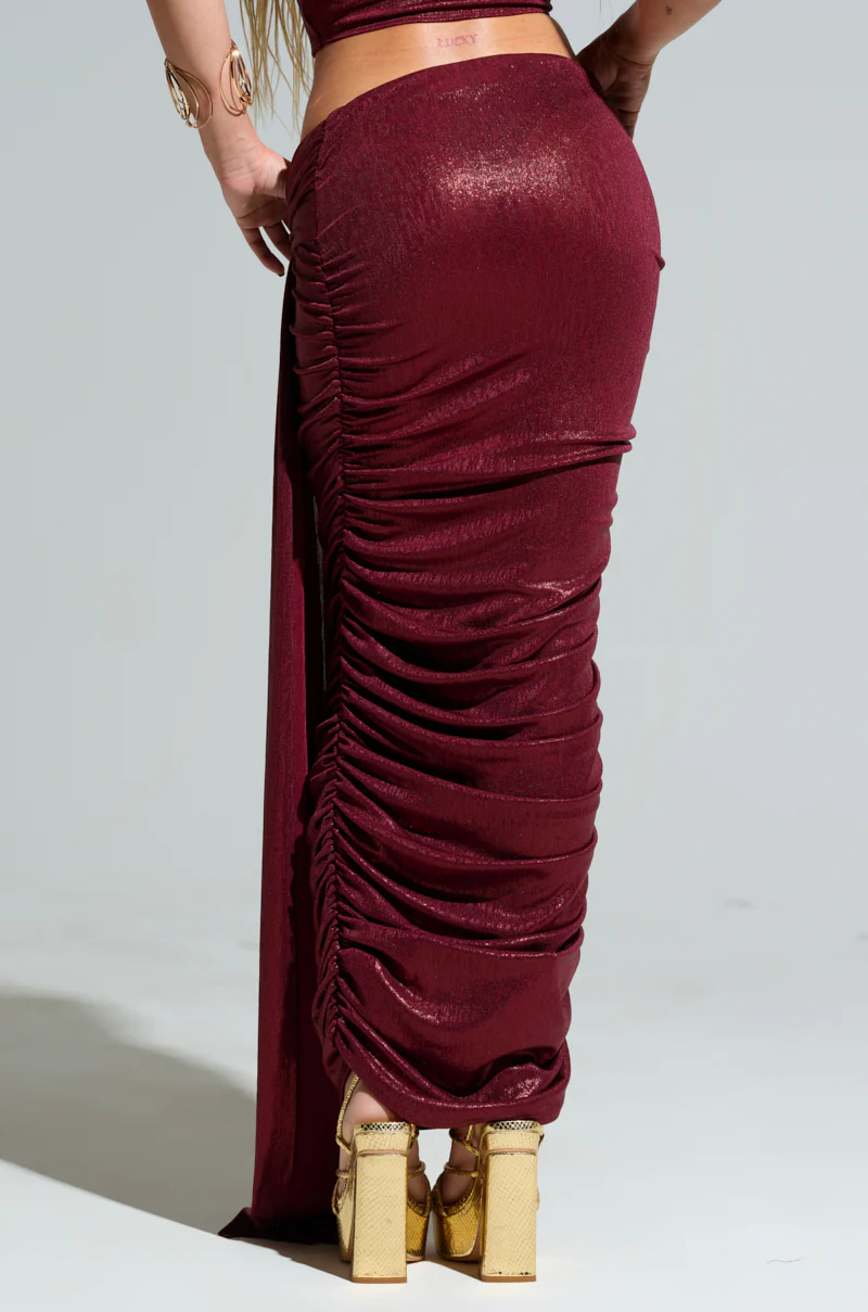 ALL OF THE GLAMOUR SLINKY MAXI SKIRT - Image 6