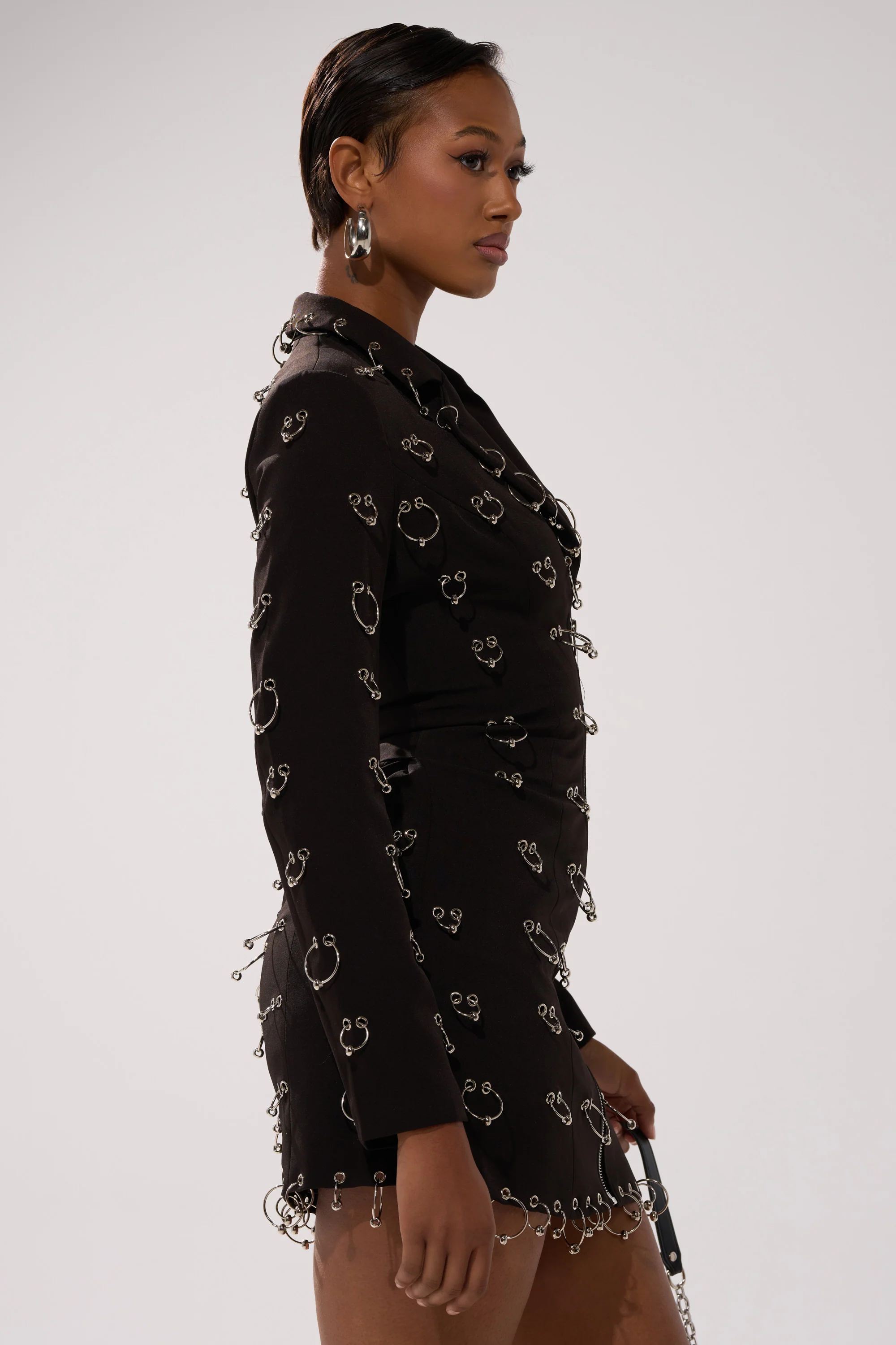 ALL OVER PIERCING BLAZER DRESS - Image 4