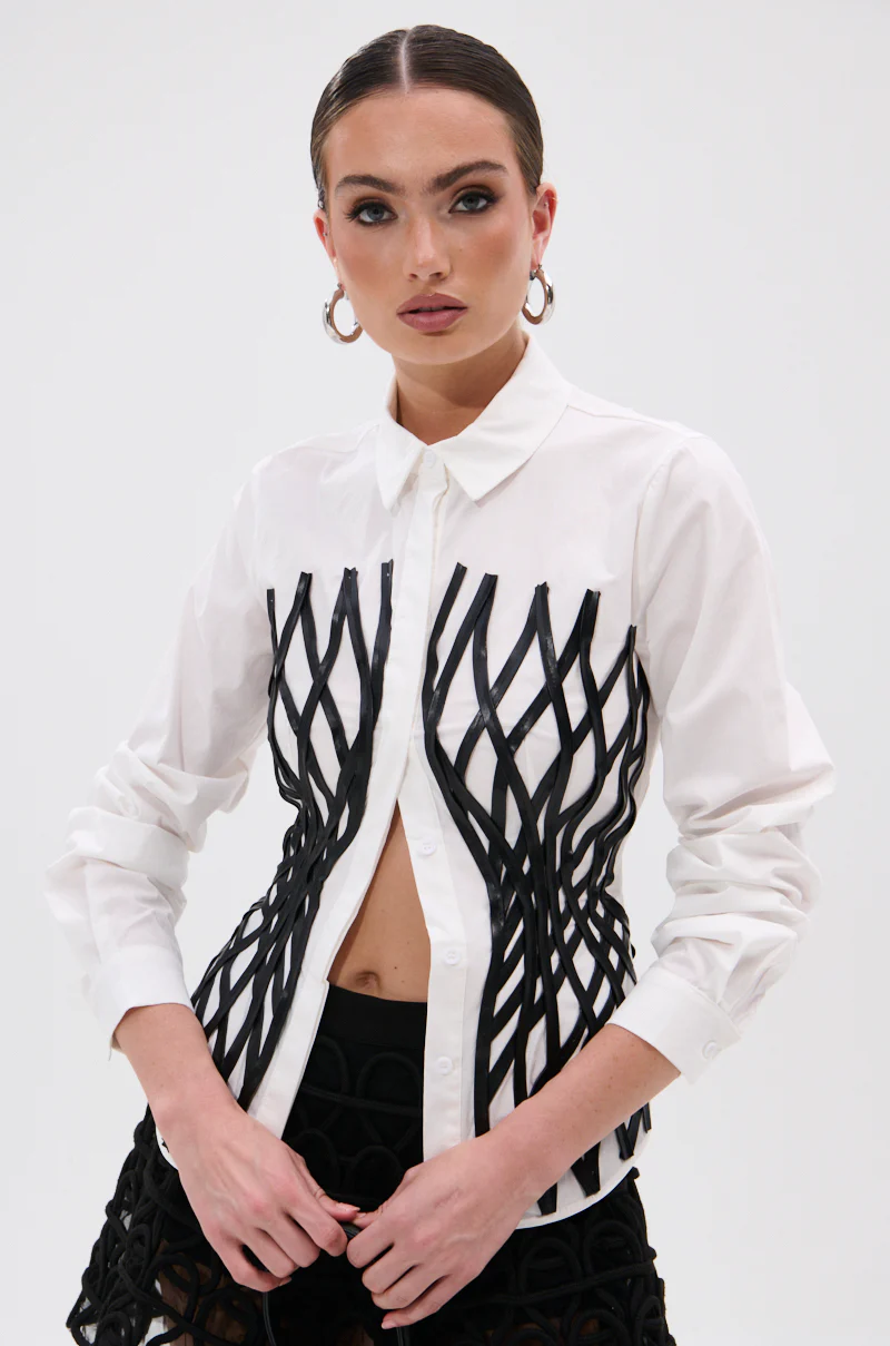 ALL OVER THE PLACE BUTTON DOWN - Image 2