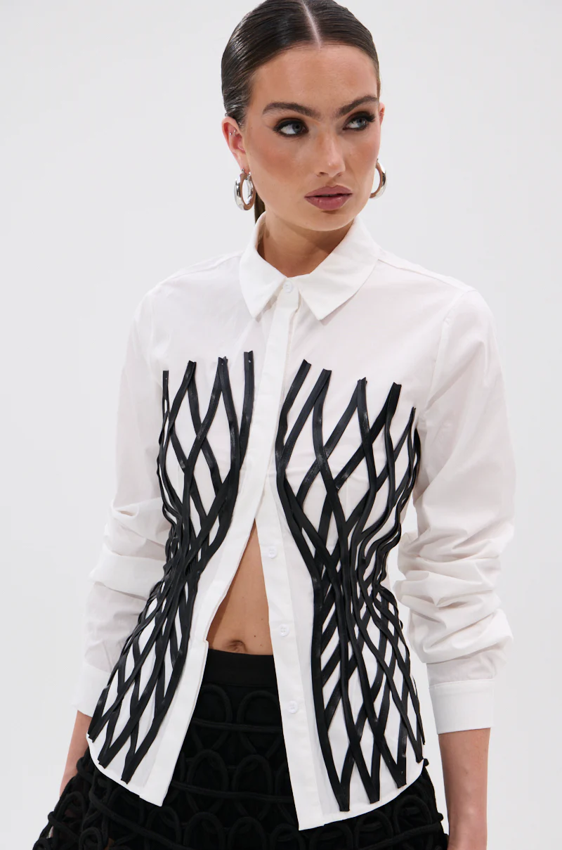ALL OVER THE PLACE BUTTON DOWN - Image 3
