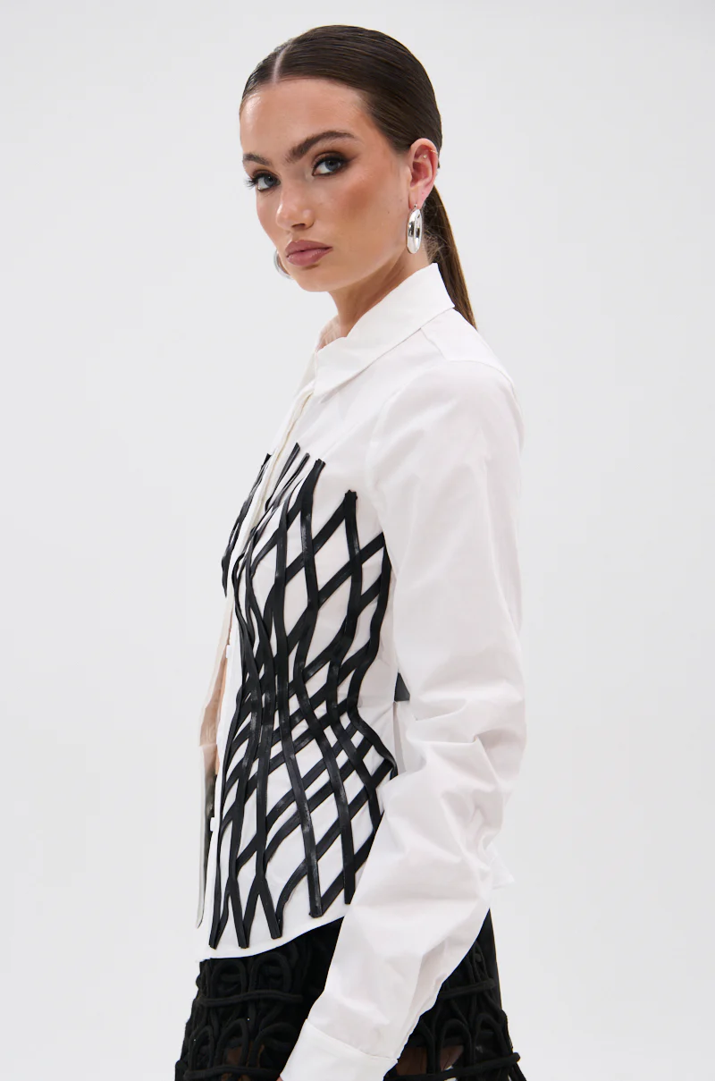 ALL OVER THE PLACE BUTTON DOWN - Image 5