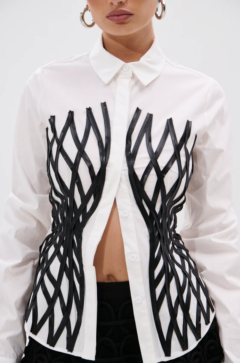 ALL OVER THE PLACE BUTTON DOWN - Image 9