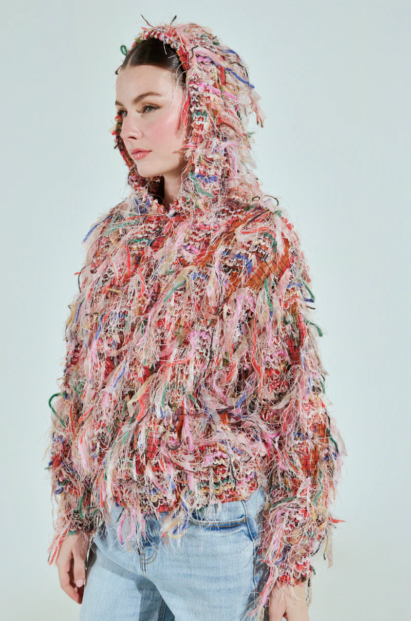 ALL OVER THE PLACE FRINGE SWEATSHIRT - Image 7