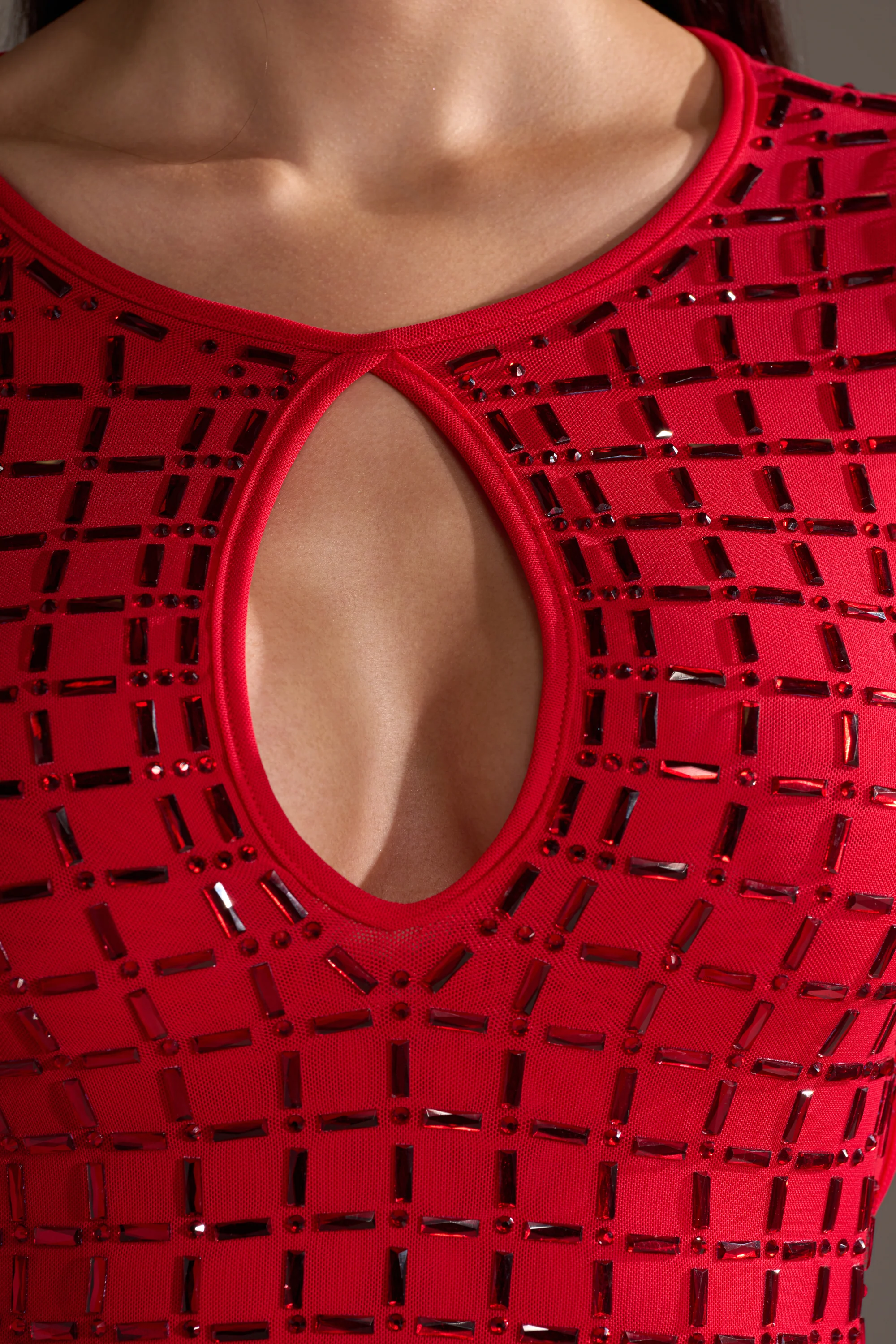 ALL THAT SHINES RHINESTONE MINI DRESS - Image 7