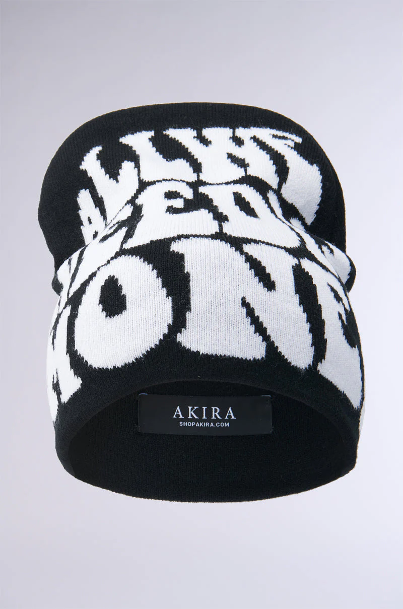 ALL WE NEED IS MONEY BLACK BEANIE - Image 4
