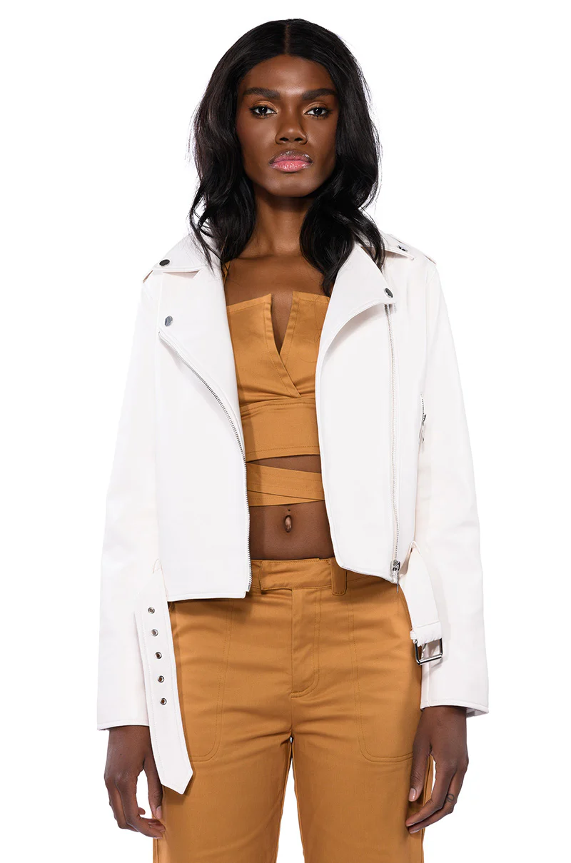 ALTER EGO ESSENTIAL MOTO JACKET - Image 3