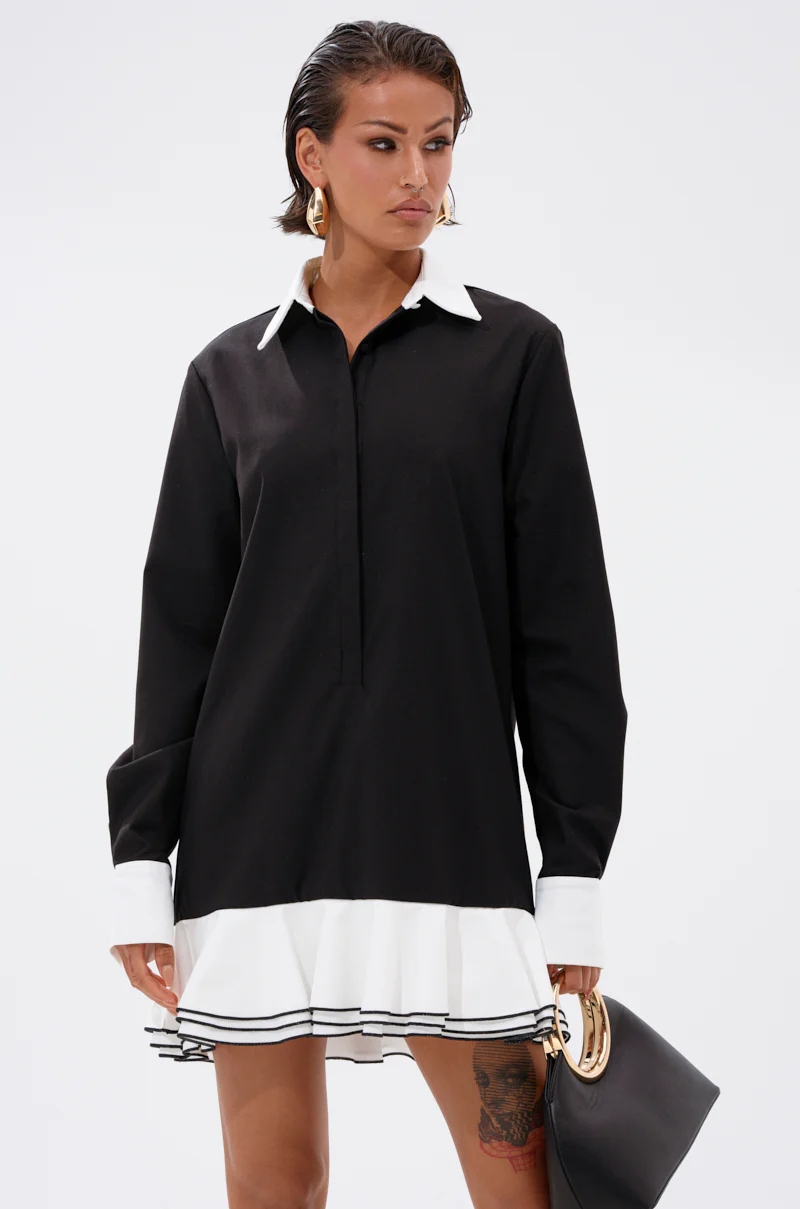 ALWAYS CLASSY POPLIN SHIRT DRESS - Image 3