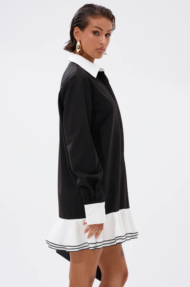 ALWAYS CLASSY POPLIN SHIRT DRESS - Image 4