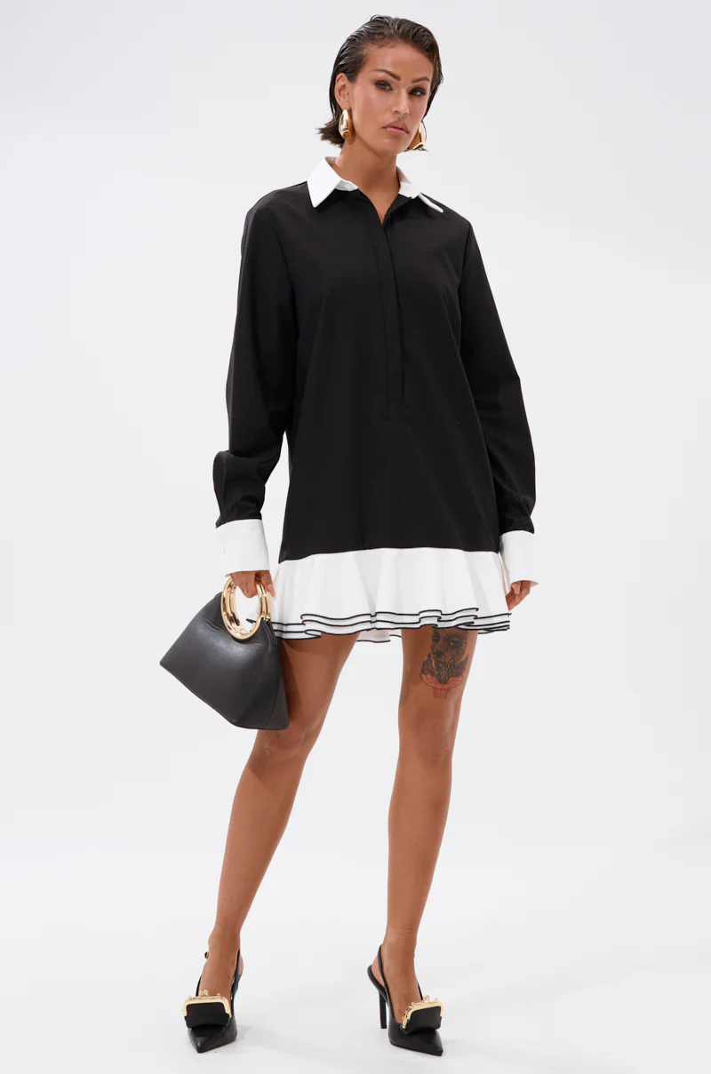 ALWAYS CLASSY POPLIN SHIRT DRESS - Image 6