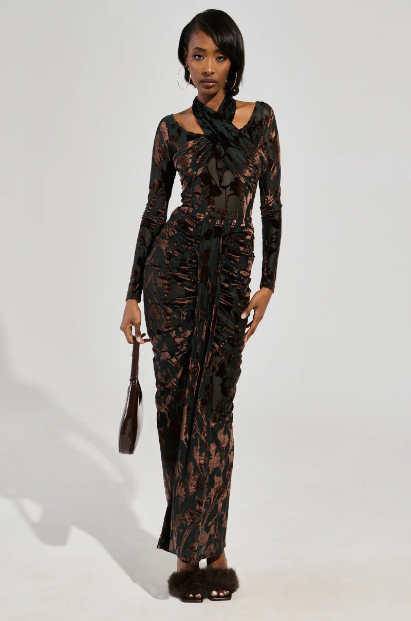 ALWAYS IN THE MOOD BODYSUIT IN BROWN - Image 6
