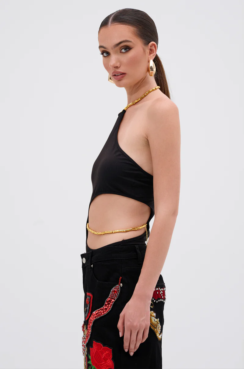 ALWAYS THINKING BODYSUIT WITH CUTOUT - Image 3