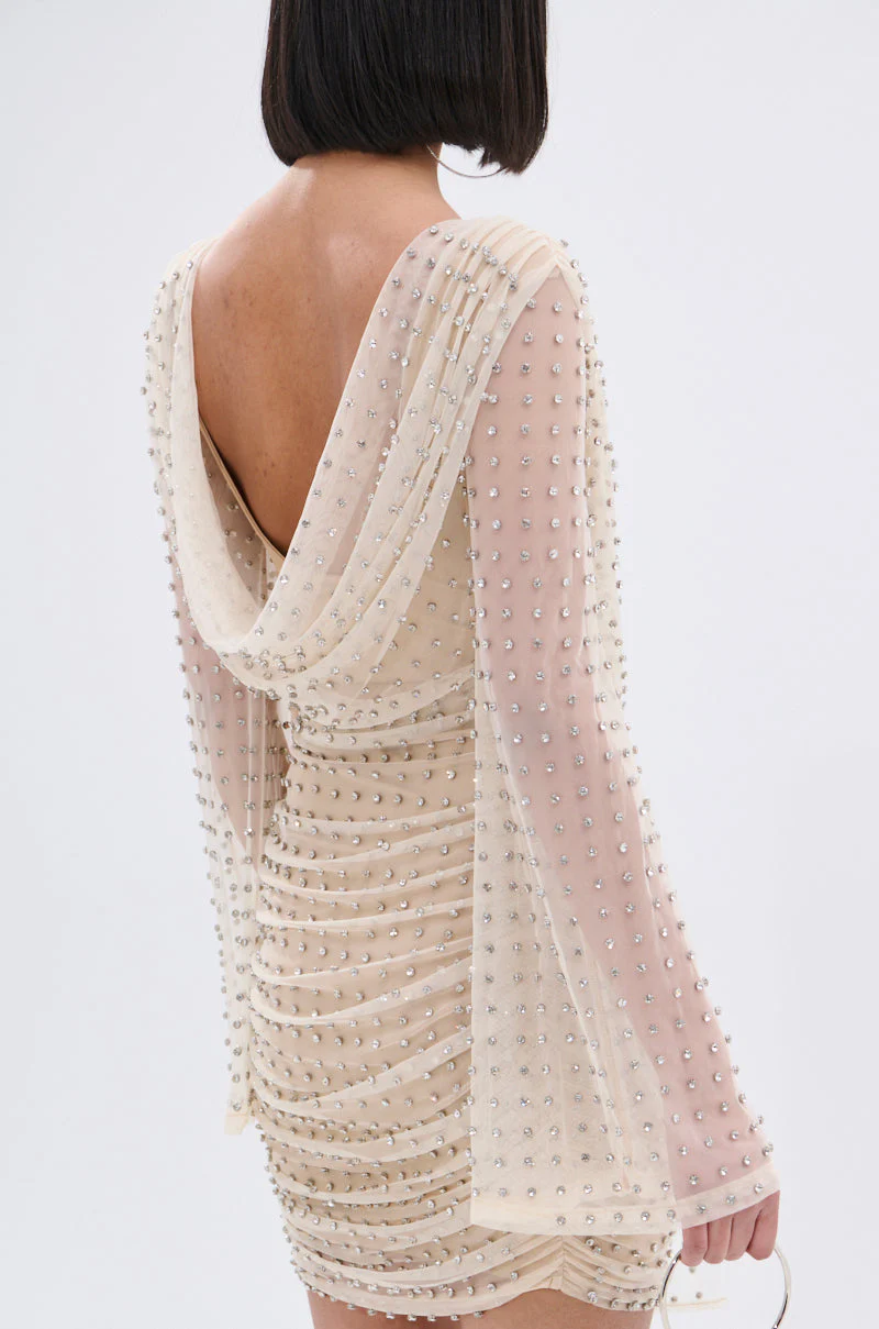 ALYSSA RHINESTONE MINI DRESS - Image 11