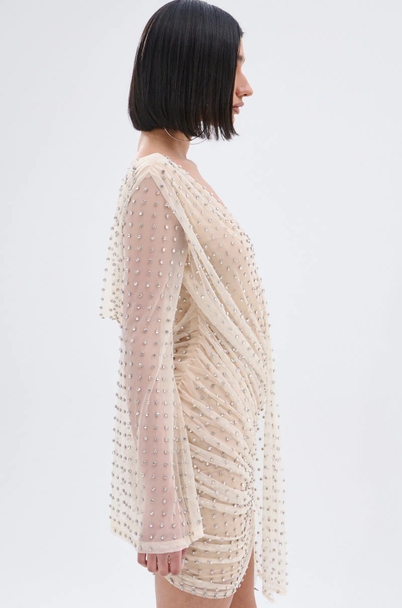 ALYSSA RHINESTONE MINI DRESS - Image 7