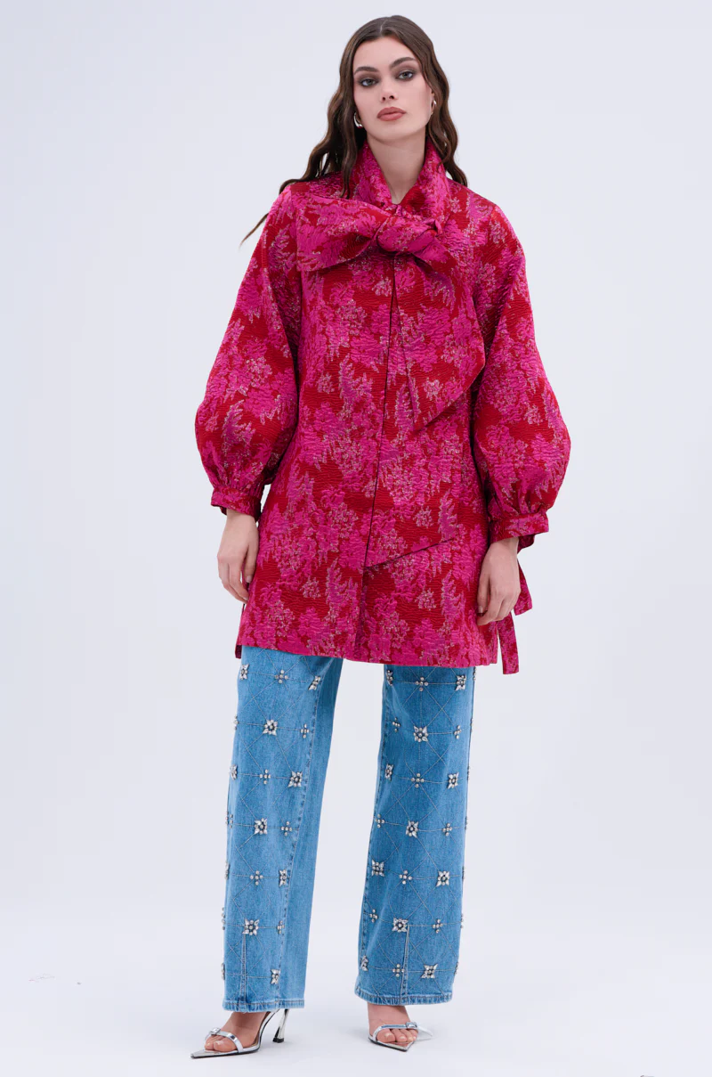 AMALIA TIE NECK TRENCH - Image 7