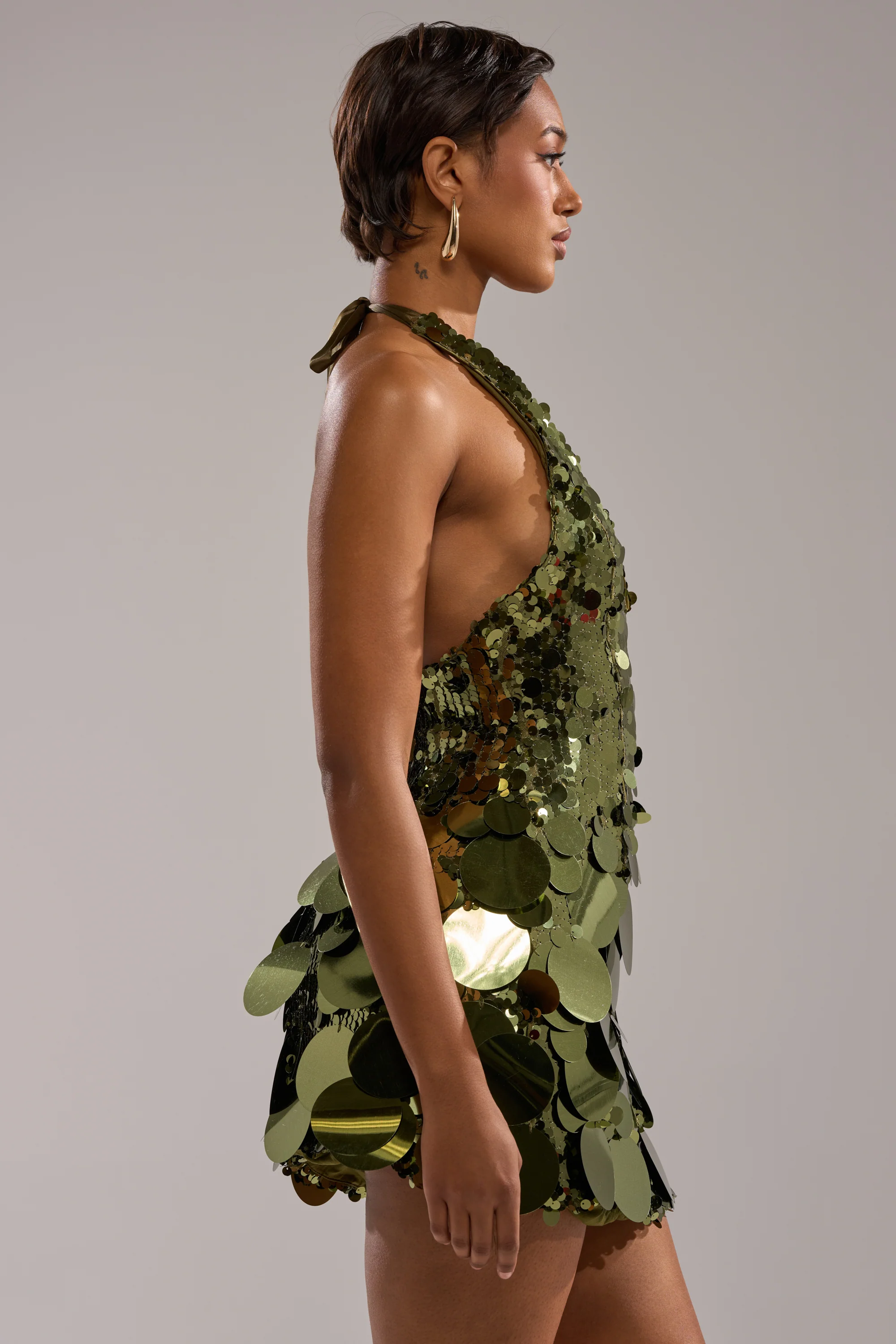 AMBER SEQUIN MINI DRESS - Image 6