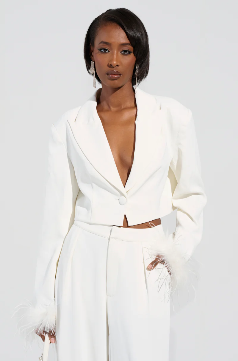 AMBROSIA CROPPED BLAZER - Image 2