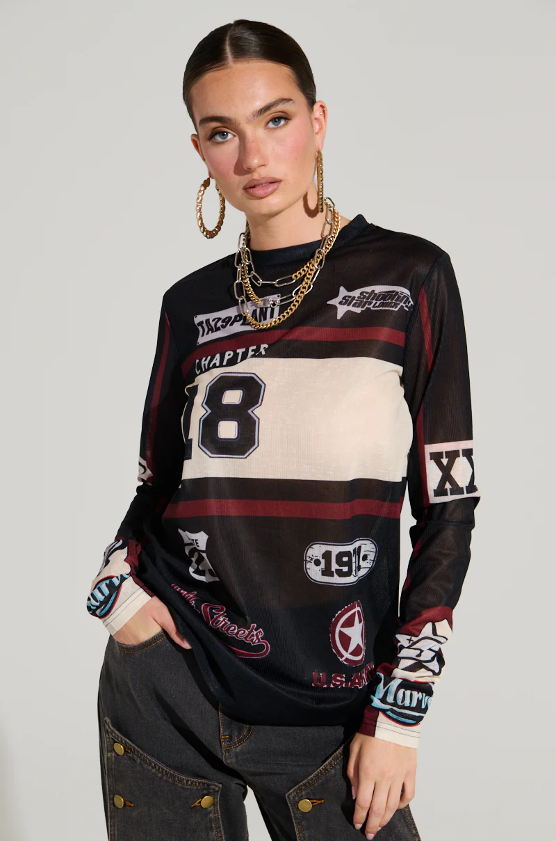 AMERICANA GIRL LONG SLEEVE SHIRT - Image 3