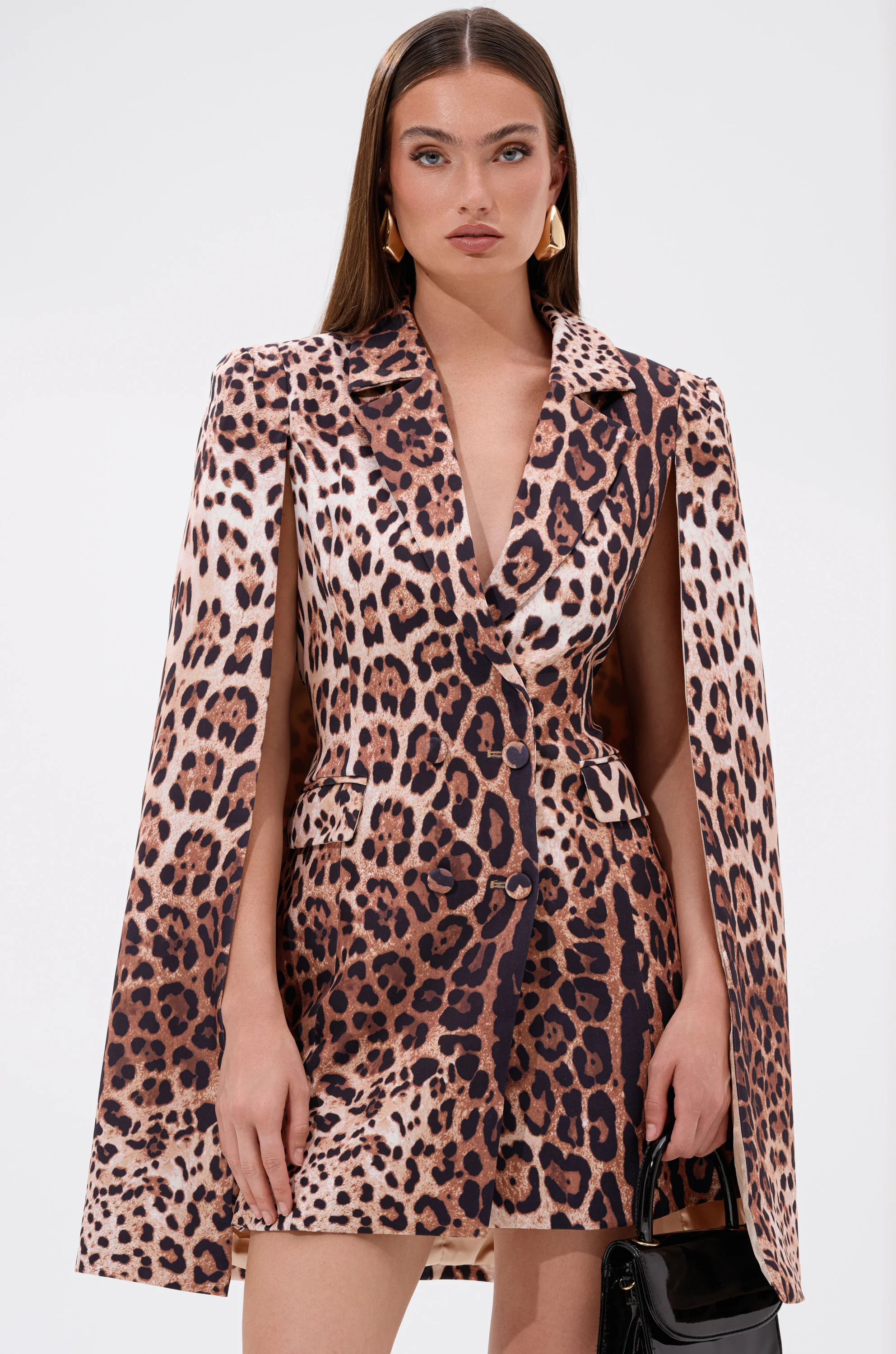AMINAH LEOPARD PRINT BLAZER DRESS - Image 4