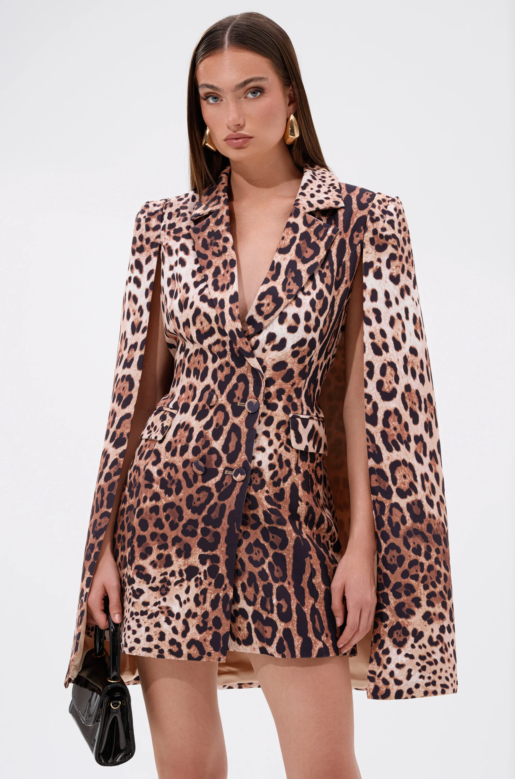 AMINAH LEOPARD PRINT BLAZER DRESS - Image 6