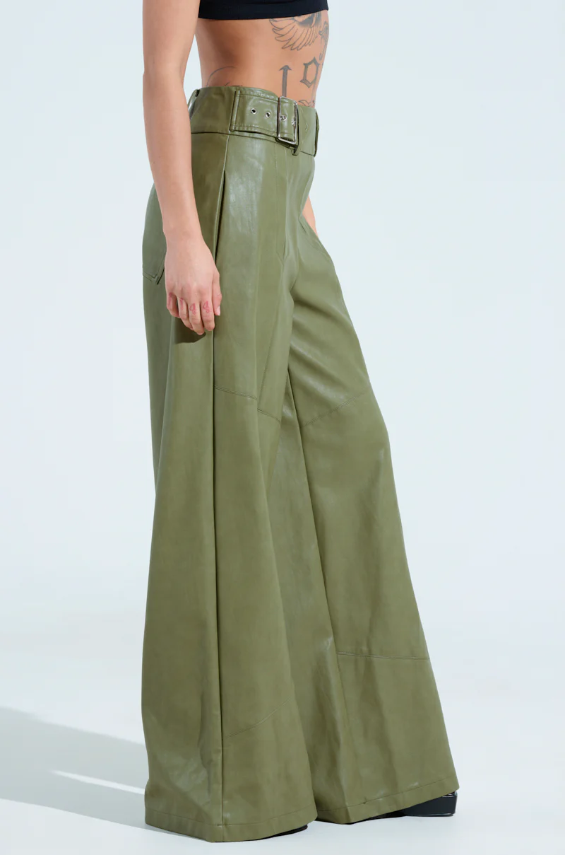 AMY TROUSER IN OLIVE - Image 3