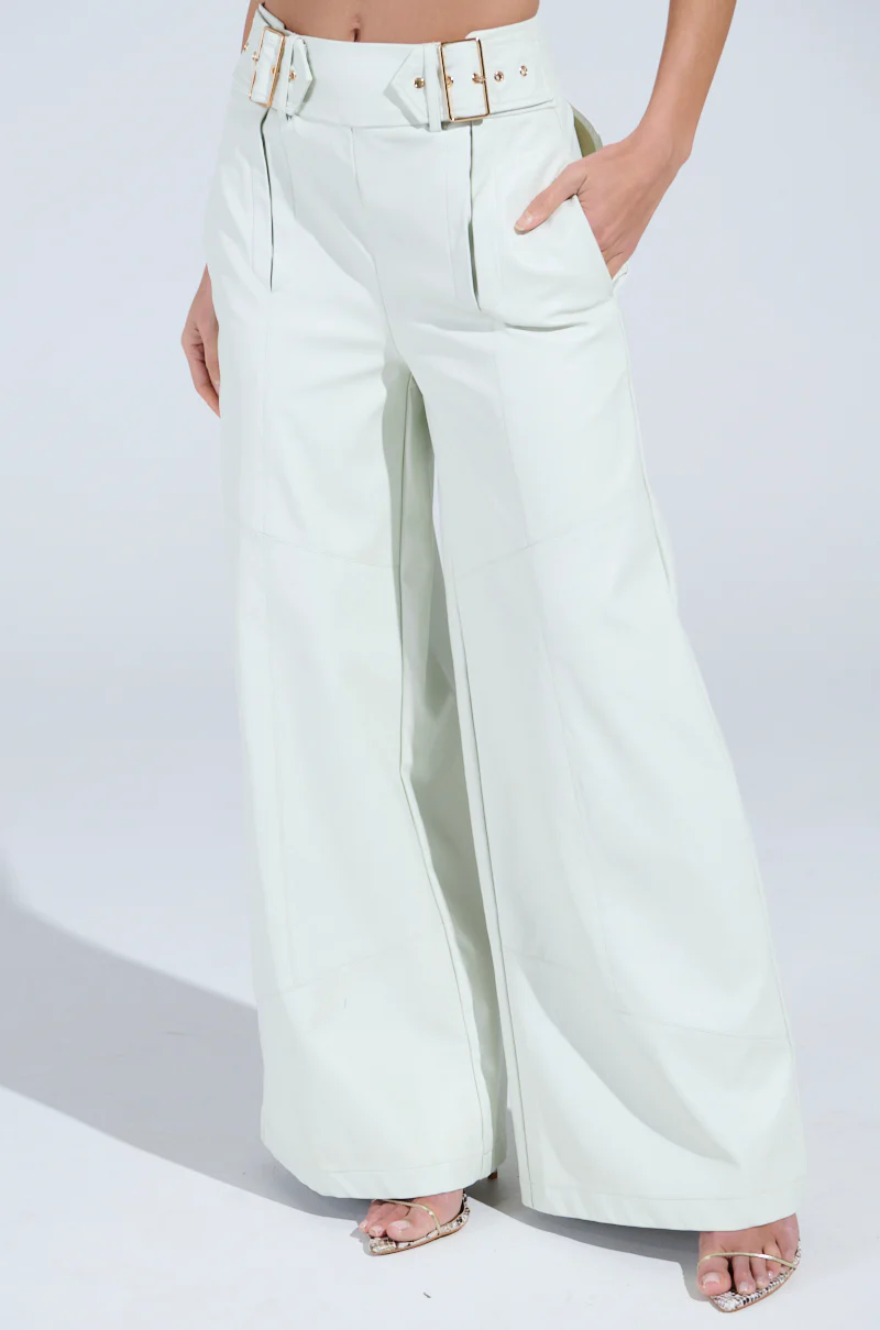 AMY TROUSER IN IVORY - Image 2