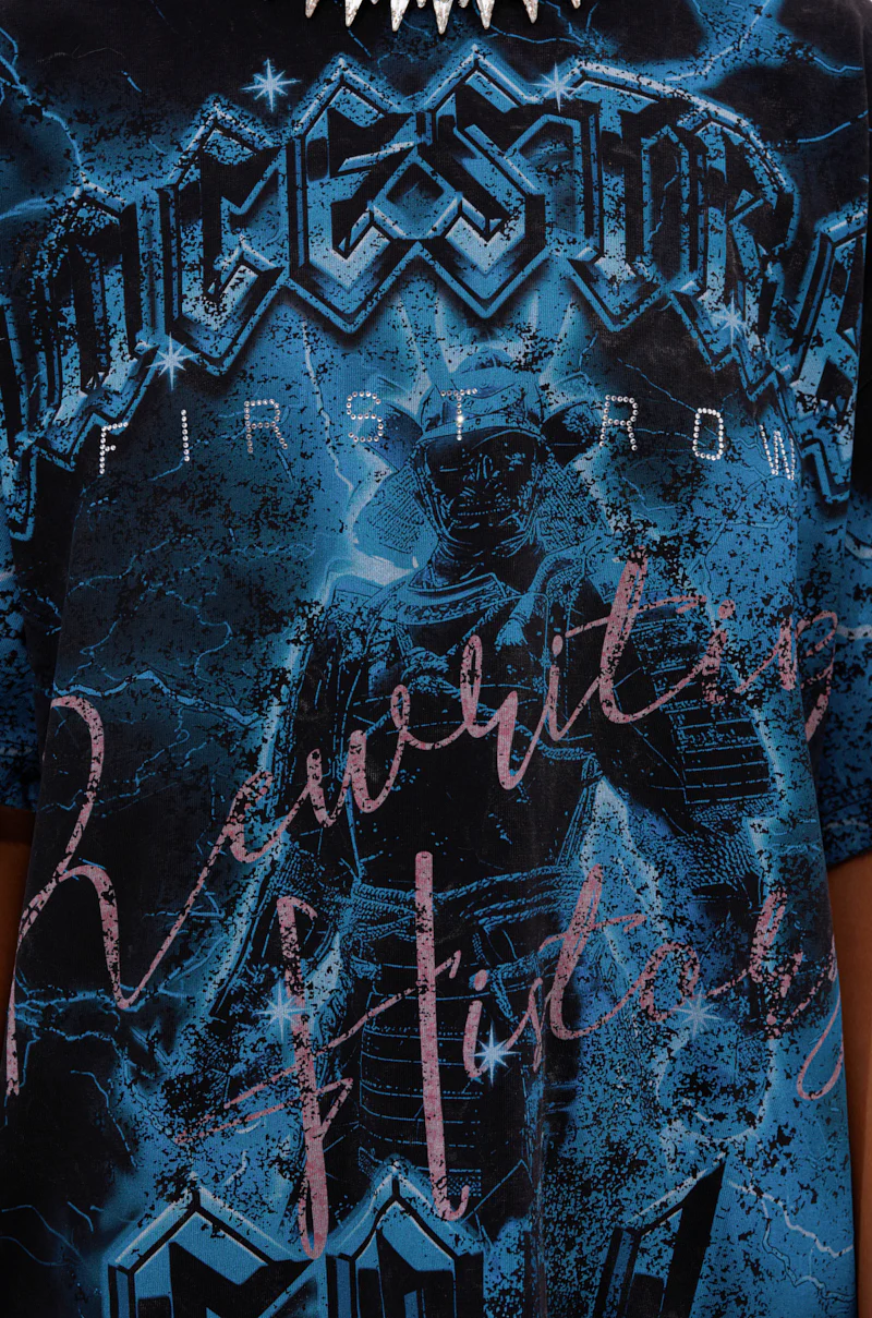 FIRST ROW ANCESTRAL FURY OVERSIZED GRAPHIC TEE - Image 6