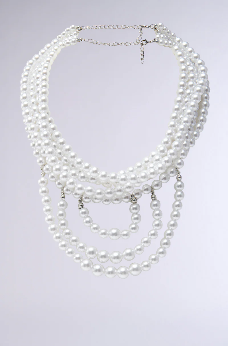 ANNE LAYERED PEARL NECKLACE
