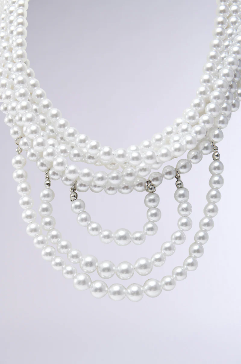 ANNE LAYERED PEARL NECKLACE - Image 3