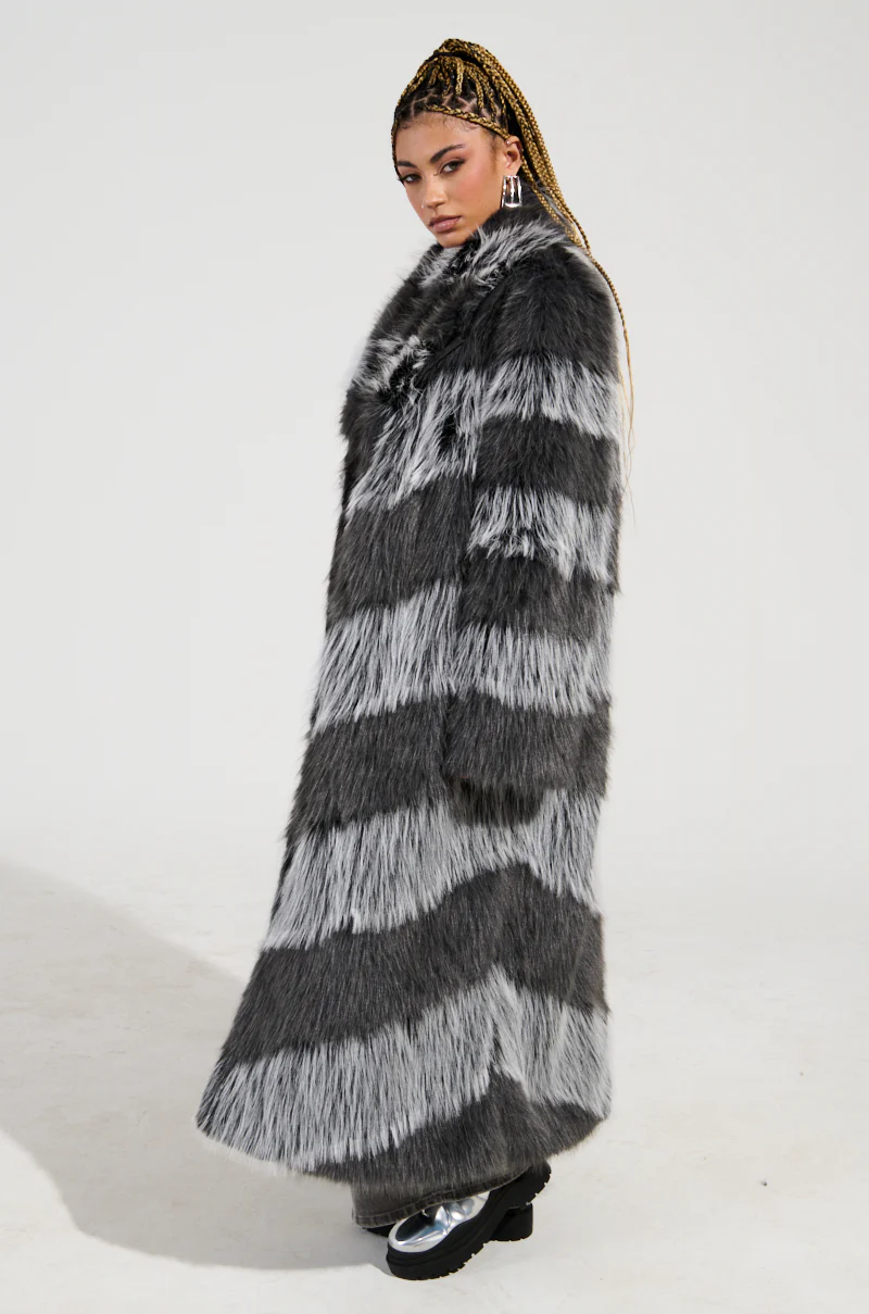ANNI MAXI FAUX FUR JACKET - Image 5