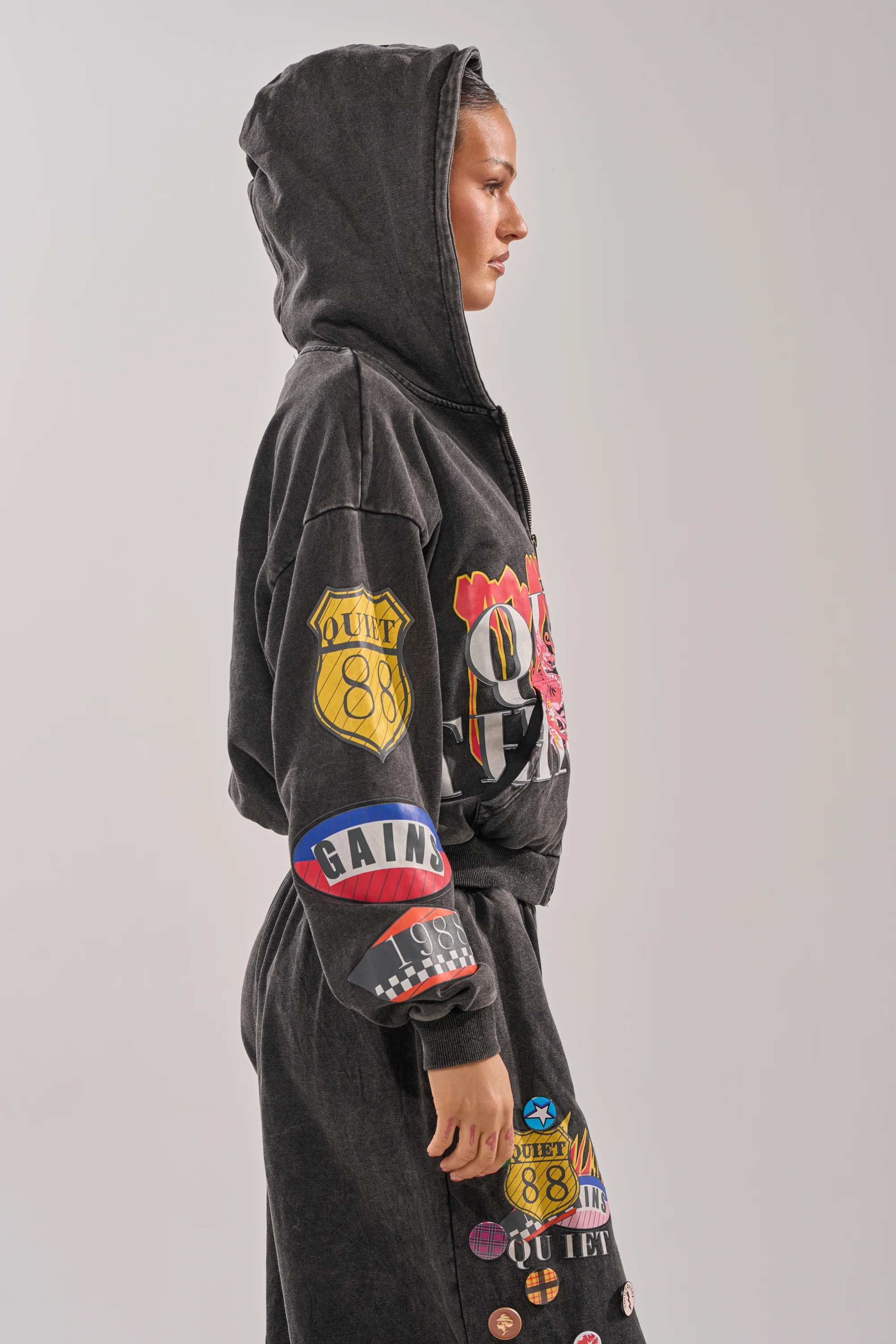 ANOTHER ONE ZIP UP SWEATSHIRT - Image 3