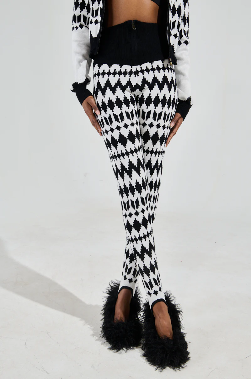 APRES SKI BADDIE KNIT ZIP UP PANT - Image 2
