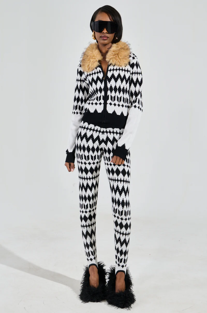 APRES SKI BADDIE KNIT ZIP UP PANT - Image 5