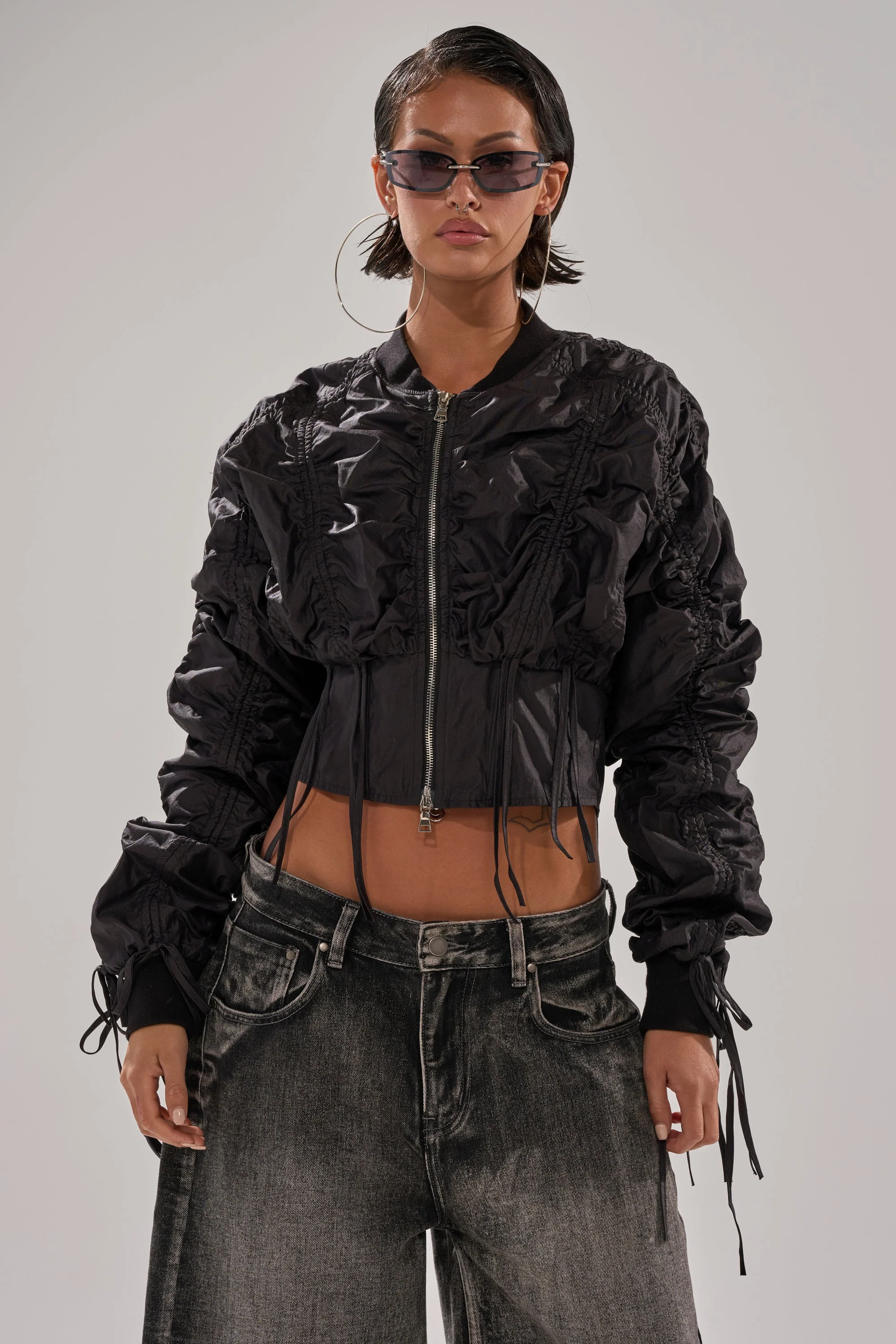 ARIANA SCRUNCH BOMBER - Image 2