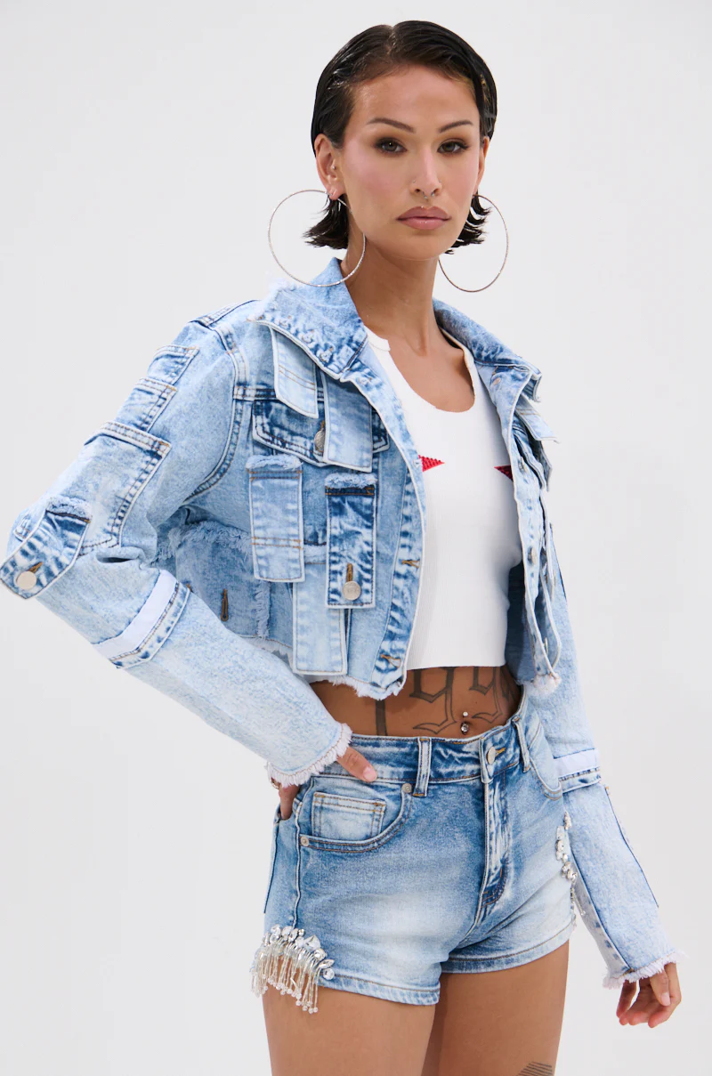 ARIANNE PATCHWORK DENIM JACKET - Image 3