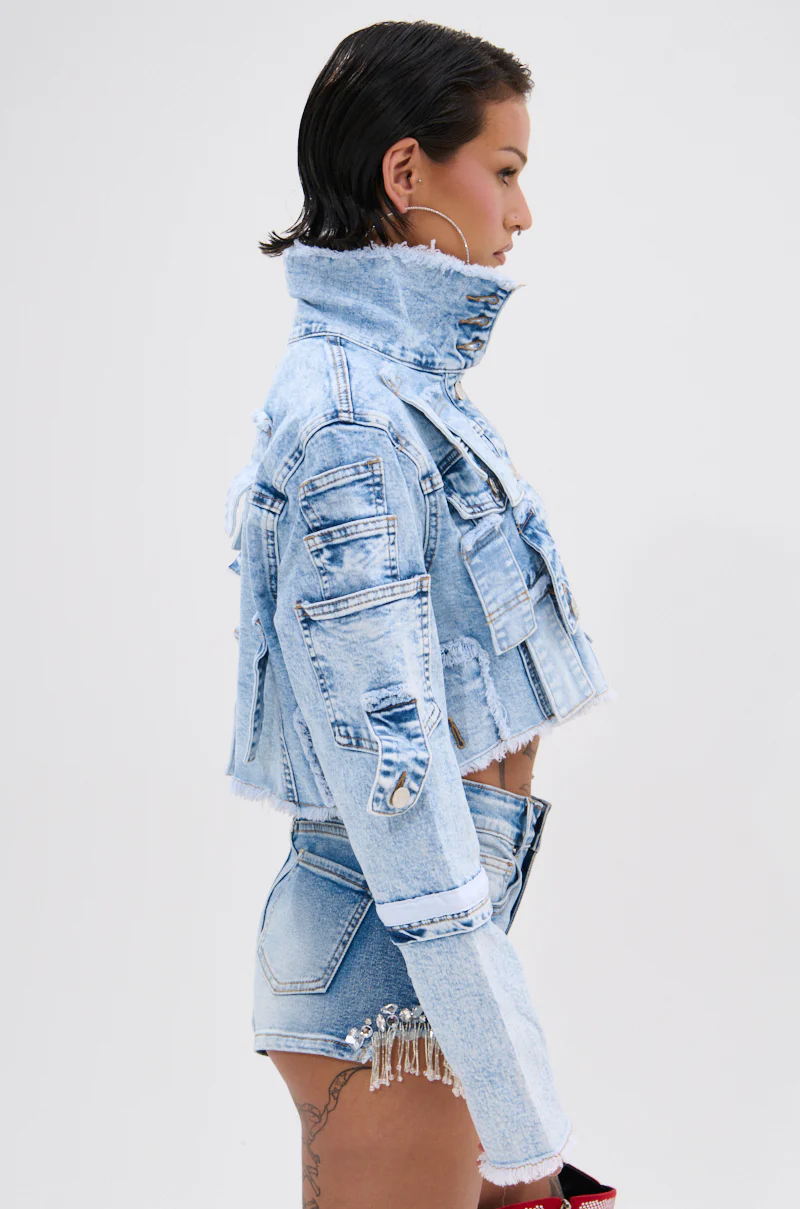 ARIANNE PATCHWORK DENIM JACKET - Image 4