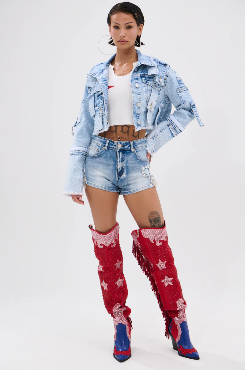 ARIANNE PATCHWORK DENIM JACKET - Image 6
