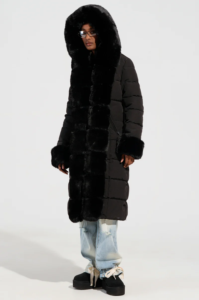 ARLETTE FUR TRIM PUFFER - Image 4