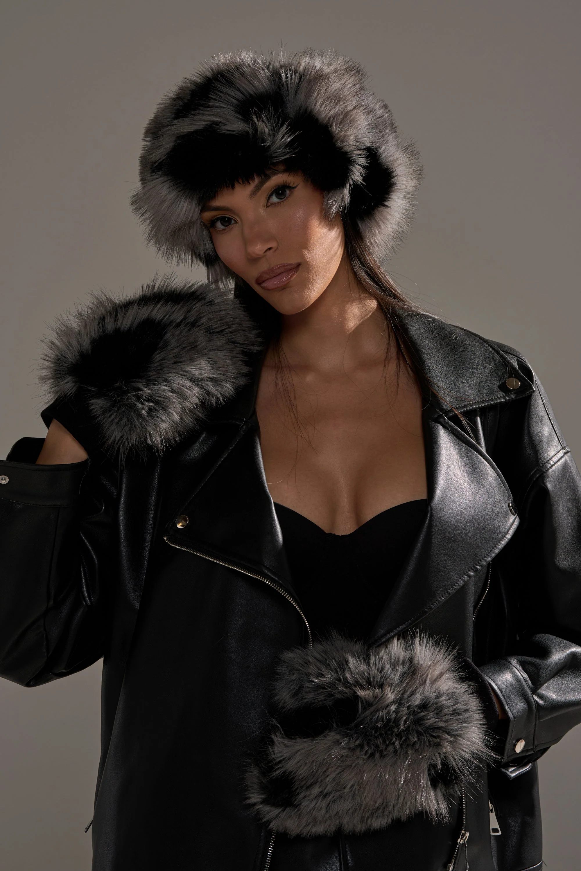 ARLO FAUX FUR HEADBAND - Image 2