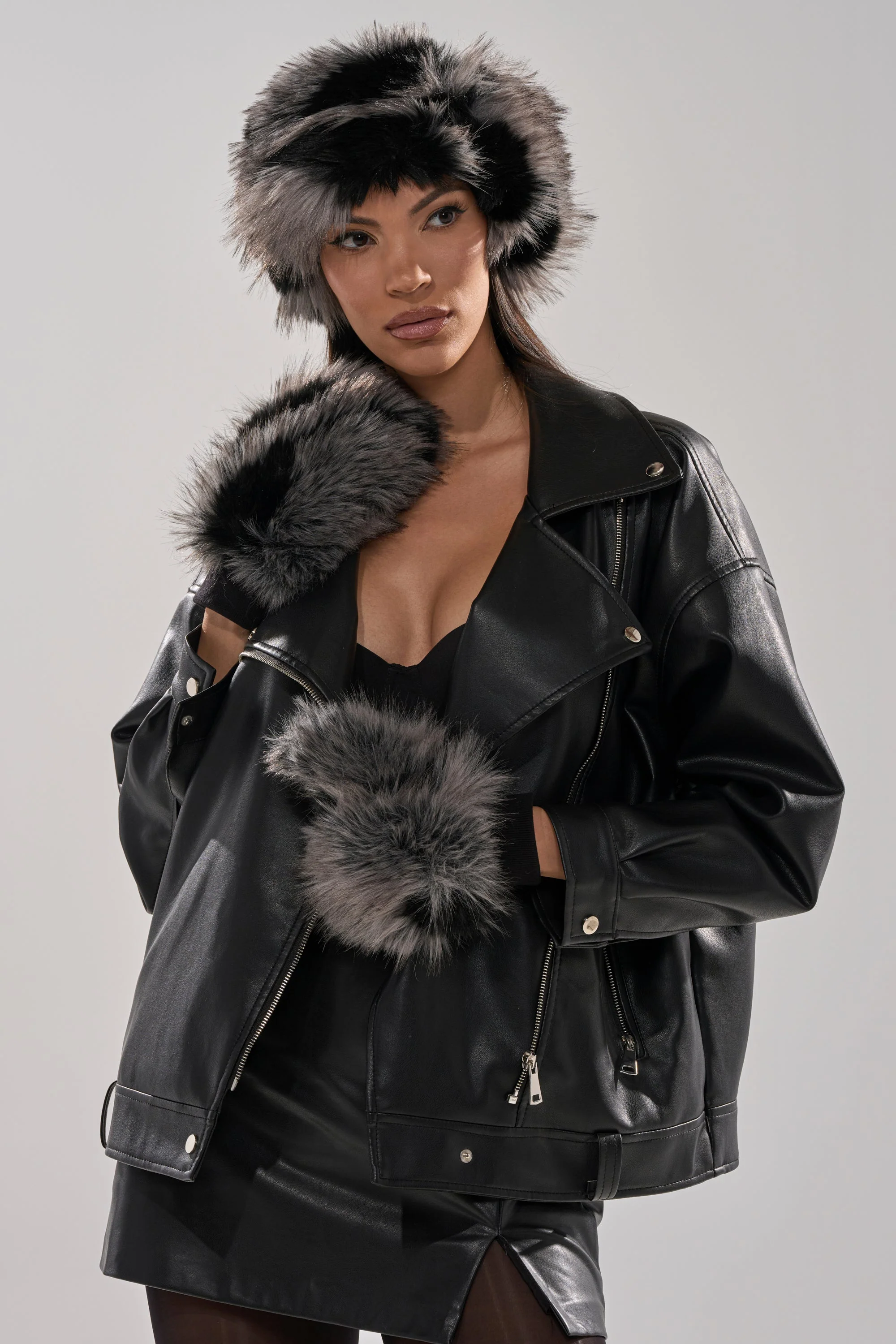ARLO FAUX FUR HEADBAND - Image 3